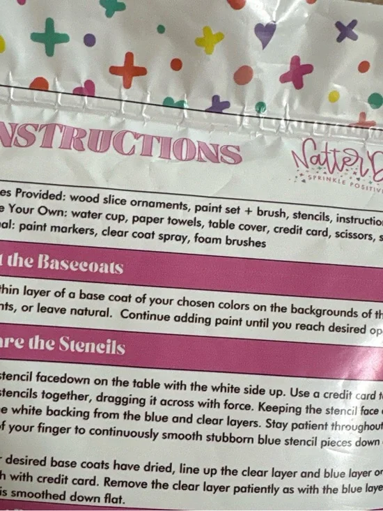 Paint Your Own Ornaments Kit - Wood Slice Set - Picture 3 of 3